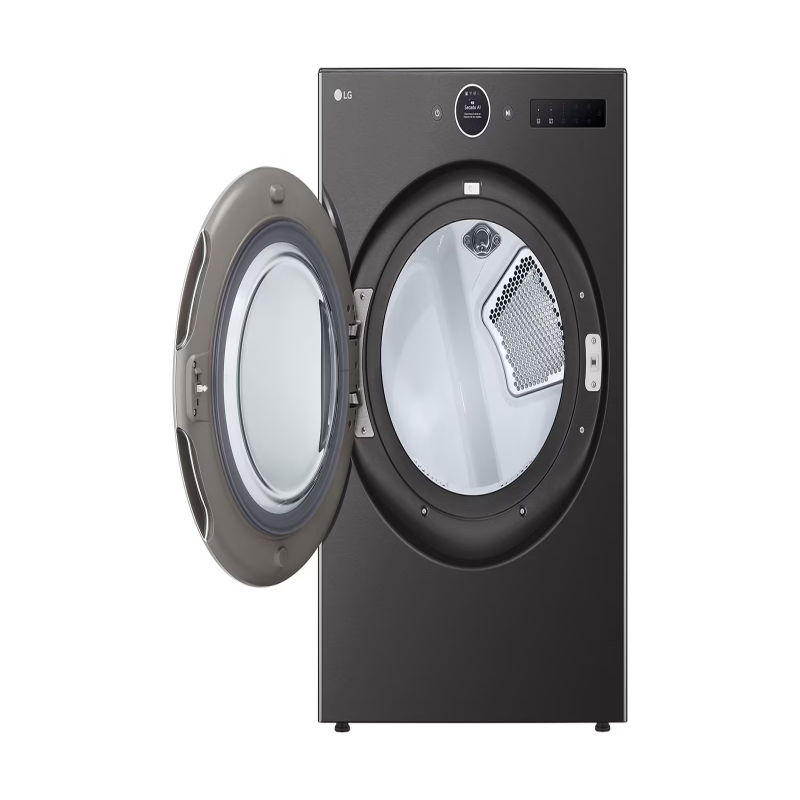 Lg SECADORA A GAS DE CARGA FRONTAL 22KG NEGRO THINQ 74BFXS6B